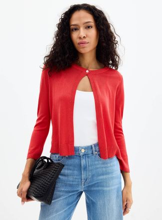 Fransa Womens Fine knit open Cardigan Sweater