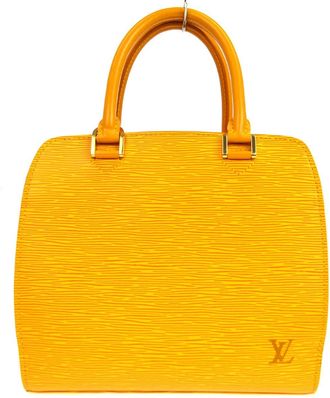Louis Vuitton Pont Neuf Epi Yellow Leather Handbag (Pre-Owned)