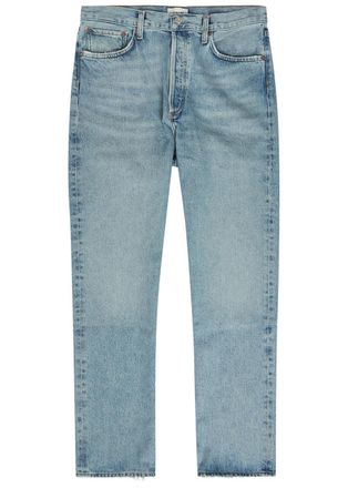 A Gold E Agolde 90s Straight-leg Jeans - Light Blue - 28 (W28 / XS)