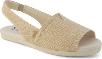 Toms Alpargata Slingback Sandal in Gold at Nordstrom, Size 9.5