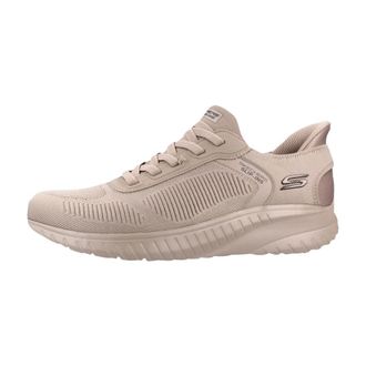 Skechers Bobs Sport Squad Chaos - Solid Step - Shoes - Hombre - Beige - 44 EU