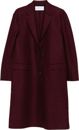 Harris Wharf London Chester Button-fastening Wool Coat