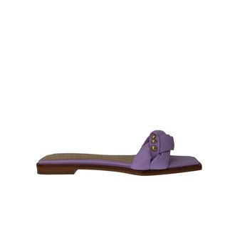 Massimo Matteo Calista Studded Slide Lilac MM-441006-534 Womens