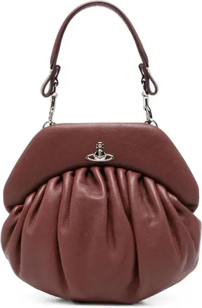 Vivienne Westwood Brooke Leather Clutch Bag