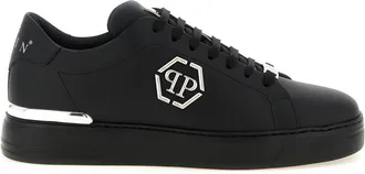 Philipp Plein Black Logo Sneakers