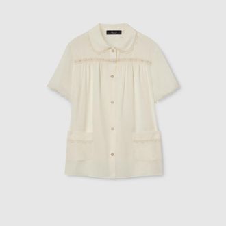 Gucci Silk Cr&ecirc;pe De Chine Shirt, White, Ready-to-wear