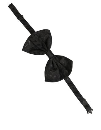 Dolce & Gabbana Silk Pre-Tied Bow Tie - Black