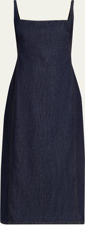 Dries Van Noten Debano Denim Midi Dress