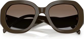 Giorgio Armani Sunglasses, female, Brown, Size: 51 MM 0Ar8248