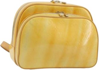 Louis Vuitton Pre-owned Backpacks, female, Yellow, Size: ONE SIZE Pre-owned Patent Leather Backpack