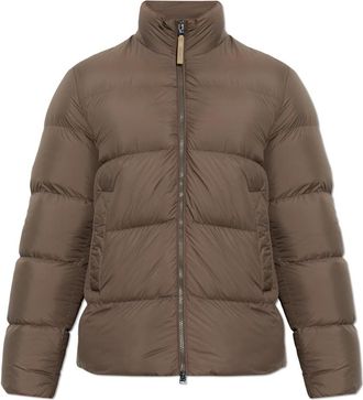 Woolrich Oversized Donsjas - Heren - Gewatteerde jassen - Bruin - XL - Polyester - Jassen
