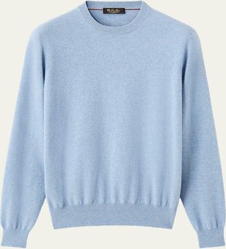 Loro Piana Mens Baby Cashmere Crewneck Sweater