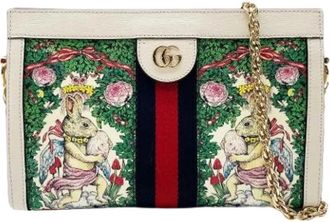 Gucci Pre-owned Vintage Schoudertas - Dames - Vintage Schoudertas - Veelkleurig - ONE Size - Leer - Vintage