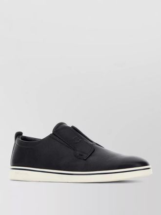Ferragamo leather slip-on sneakers