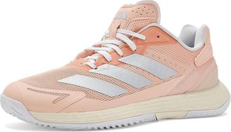 adidas Defiant Speed 2 Tennis Shoes Womens Tennis Shoes Blush Pink/Silver Metallic/White : 10.5 B - Medium, Mesh