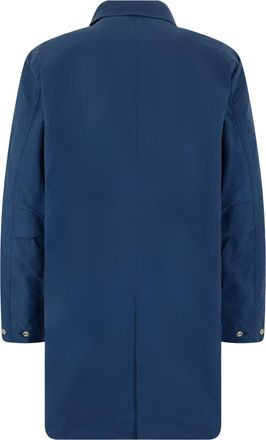 K-Way Mens Coat Poirol Blue Cotton