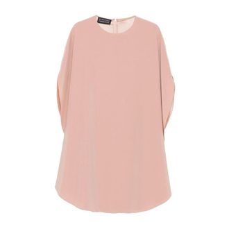Gianluca Capannolo Kleedjes, Dames, Roze, S, Katoen, Iris Asymmetric Dress