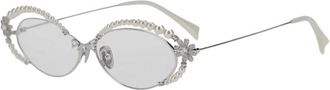 Yvmin Daisy Pearl Glasses - Dames - Brillen - Wit - ONE Size - Accessoires