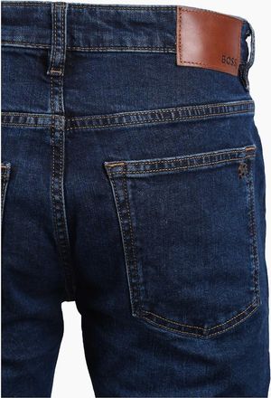 HUGO BOSS Mens Boss Orange DELAWARE JEANS NAVY - Size: 38/32