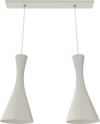 Lumicom Jaqueline lámpara de techo lineal brillo 2XE27