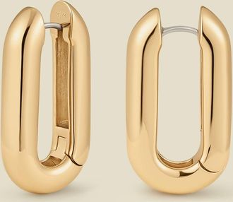 Made by Mary Sol Paperclip Hoop Earrings