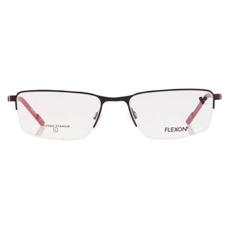 Flexon Demo Rectangular Mens Eyeglasses FLEXON E1146 004 54