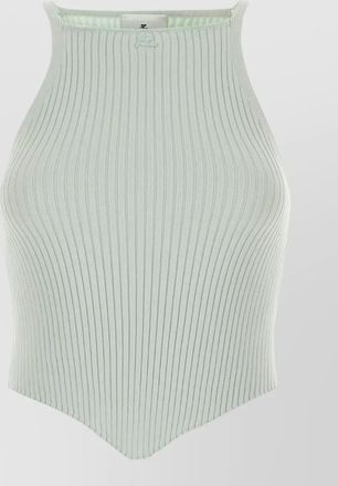 Courr&egrave;ges viscose blend tank top