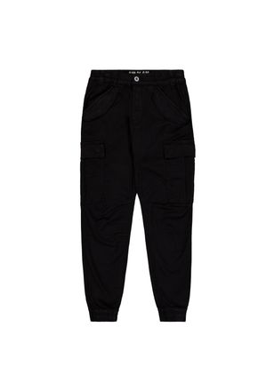 Alpha Industries Cargohose ALPHA INDUSTRIES Airman Pant, Herren, Gr. 30, Normalgr&ouml;ssen, schwarz, Obermaterial: 98% Baumwolle, 2% Elastan; Futter: 100% Baumwolle, Hosen
