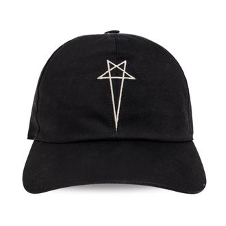 Rick Owens Caps, male, Black, Size: M Baseball Cap