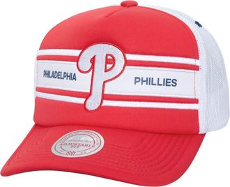 Mitchell & Ness Mens Red Philadelphia Phillies Sideline Trucker Adjustable Hat at Nordstrom