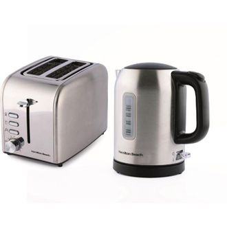 Hamilton Beach Kettle & Toaster Set 1L Rise Collection