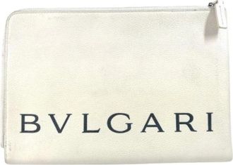 Bulgari Pre-owned Vintage Clutch - - Pre-owned - Donna - Bianco - ONE SIZE