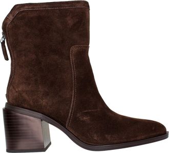 Vince Camuto Water-Repellent Suede Mid-Shaft-Kortimy Root Beer VC-KORTIMY-RB Womens