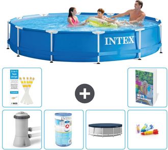 Intex Piscina Con Estructura Redonda - 366x76 Cm - 7-piezas S193