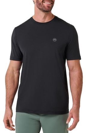 Travis Mathew Heater Pro Active T-Shirt in Black at Nordstrom, Size Xx-Large