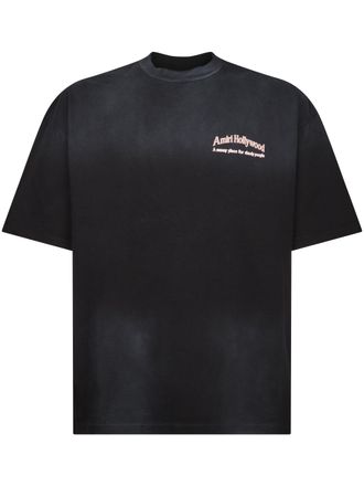 Amiri Sunny Place Hj Gd Skate Graphic Black Cotton T-Shirt