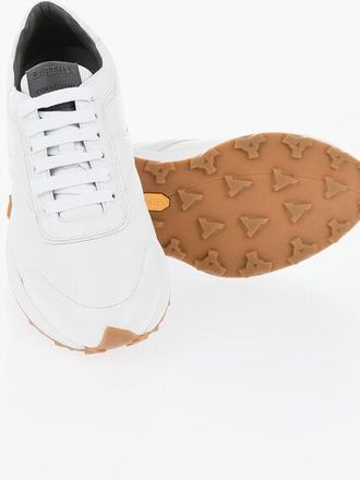 Corneliani EARTHLY Lace-Up Leather Sneakers with Rubber Sole size 41,5