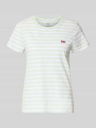 Levi's Regular Fit T-Shirt aus reiner Baumwolle Modell PERFECT TEE in Hellblau, Gr&ouml;&szlig;e XS
