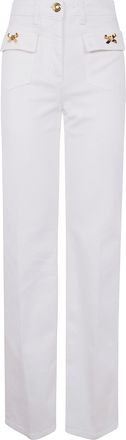 Elisabetta Franchi Wide Leg Denim