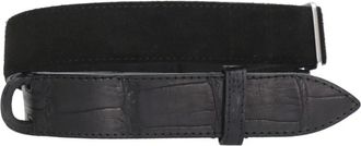 Orciani Nobuckle Belt - Heren - Riemen - Zwart - ONE Size - Leer - Accessoires