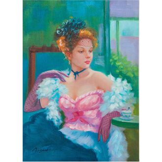 Biscottini International Cuadro &Oacute;leo Sobre La Tela Pintado A La Mano