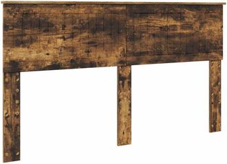 vidaXL Cabecero Roble Ahumado 160 Cm Madera Contrachapada Vidaxl