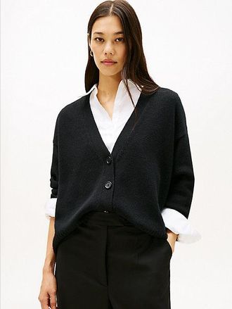 Tommy Hilfiger Pure Wool Oversized Cardigan