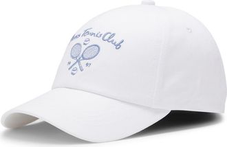 BOSS Tennis Club Adjustable 6-Panel Baseball Cap in White at Nordstrom