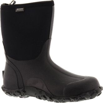 Bogs Mens Classic Mid Waterproof Insulated Rain and Winter Snow Boot, Black, 9 UK