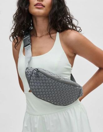 Sol and Selene Aim High Belt Bag In Grey