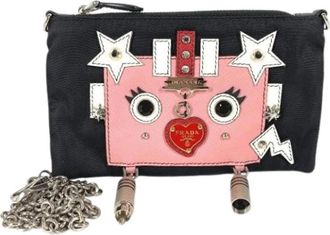 Prada Pre-owned Mini Bags, female, Multicolor, Size: ONE SIZE Pre-owned Nylon Mini Bag