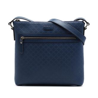 Gucci Pre-owned Gucci Diamante Calfskin Hilary Lux Crossbody Unisex 6JT89NVD75ARGCLV