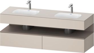 Duravit Qatego Lavabo Encastrado Con Base De Lavabo Consola, - Duravit
