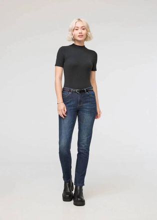 Duer Girlfriend Fit Jeans In Heritage Blue